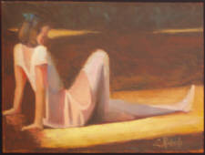 Click for full size image

REHEARSAL - oil on canvas by Candi Richards