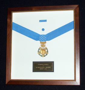 Click for full size image - We are proud to have Preservation Framed The Medal of Honor