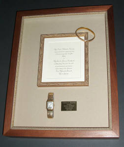 1919 Wedding invitation, Gold Watch & Bracelet 